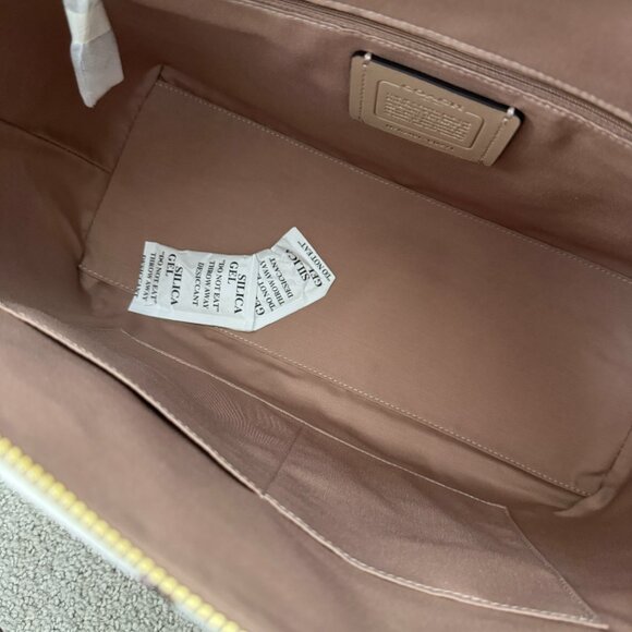 coach Gallery Tote Bag With Ladybug Floral Print cu271 - Picture 7 of 8